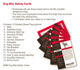 #725 Dog Bite Safety Cards