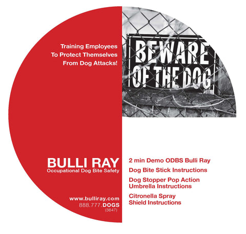 FREE Demonstration CD - Bulli Ray Occupational Dog Bite Safety